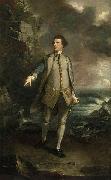 Sir Joshua Reynolds Captain the Honourable Augustus Keppel, oil painting on canvas